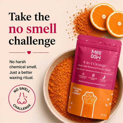 Pak Meeoow 10 Min Powder Wax for Hair Removal – Easy Mix & Peel Formula