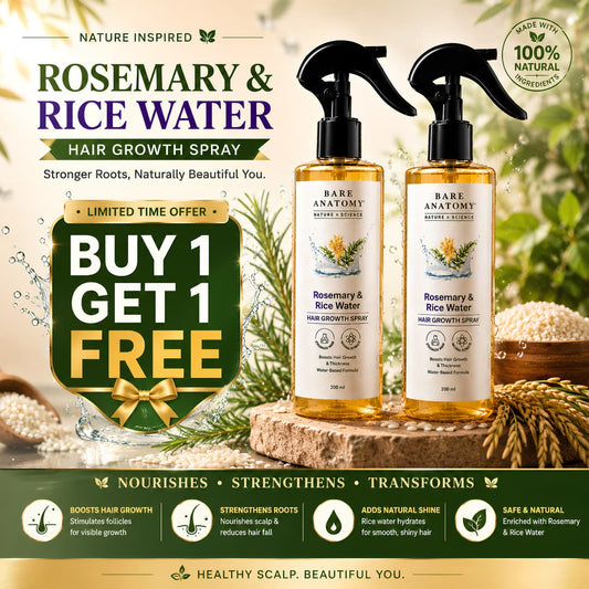 Rosemary & Rice Water Natural Hair Growth Spray - BUY 1 GET 1 FREE